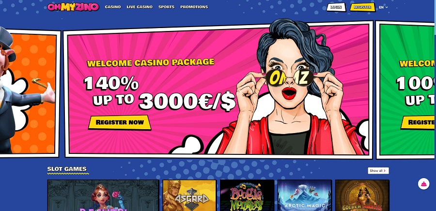 OhMyZino Casino Útmutató a kiváló online szerencsejátékokhoz