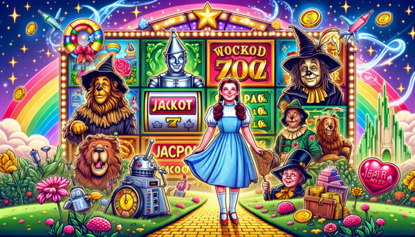 la magia de las máquinas tragamonedas con temática de Oz