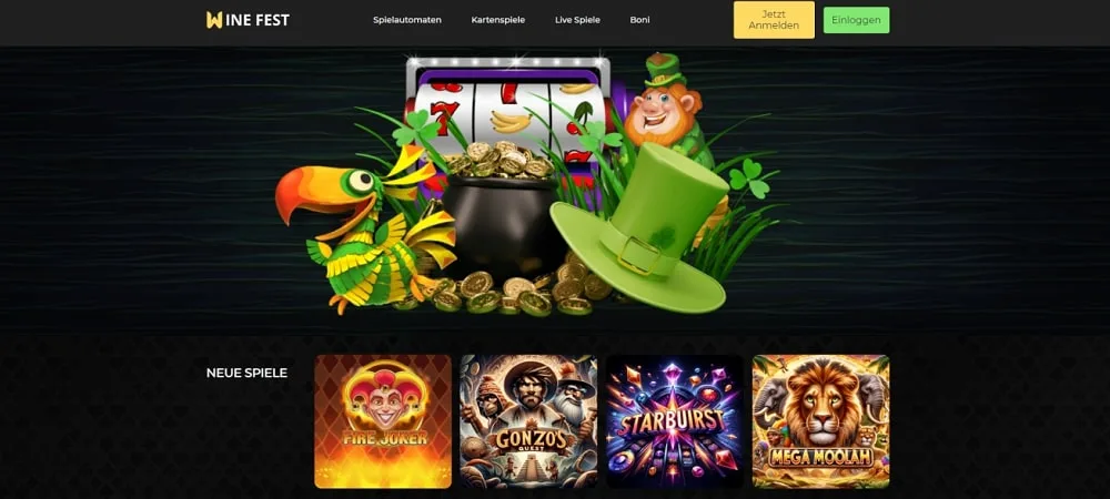 Features of Winfest Casino 