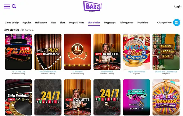 Live Dealer Barz